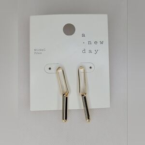 A New Day Gold Link Earrings